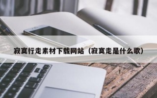 阳谷寂寞行走素材下载网站（寂寞走是什么歌）
